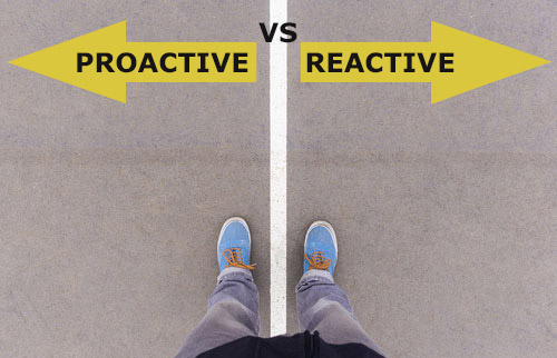 Proactive vs Reactive